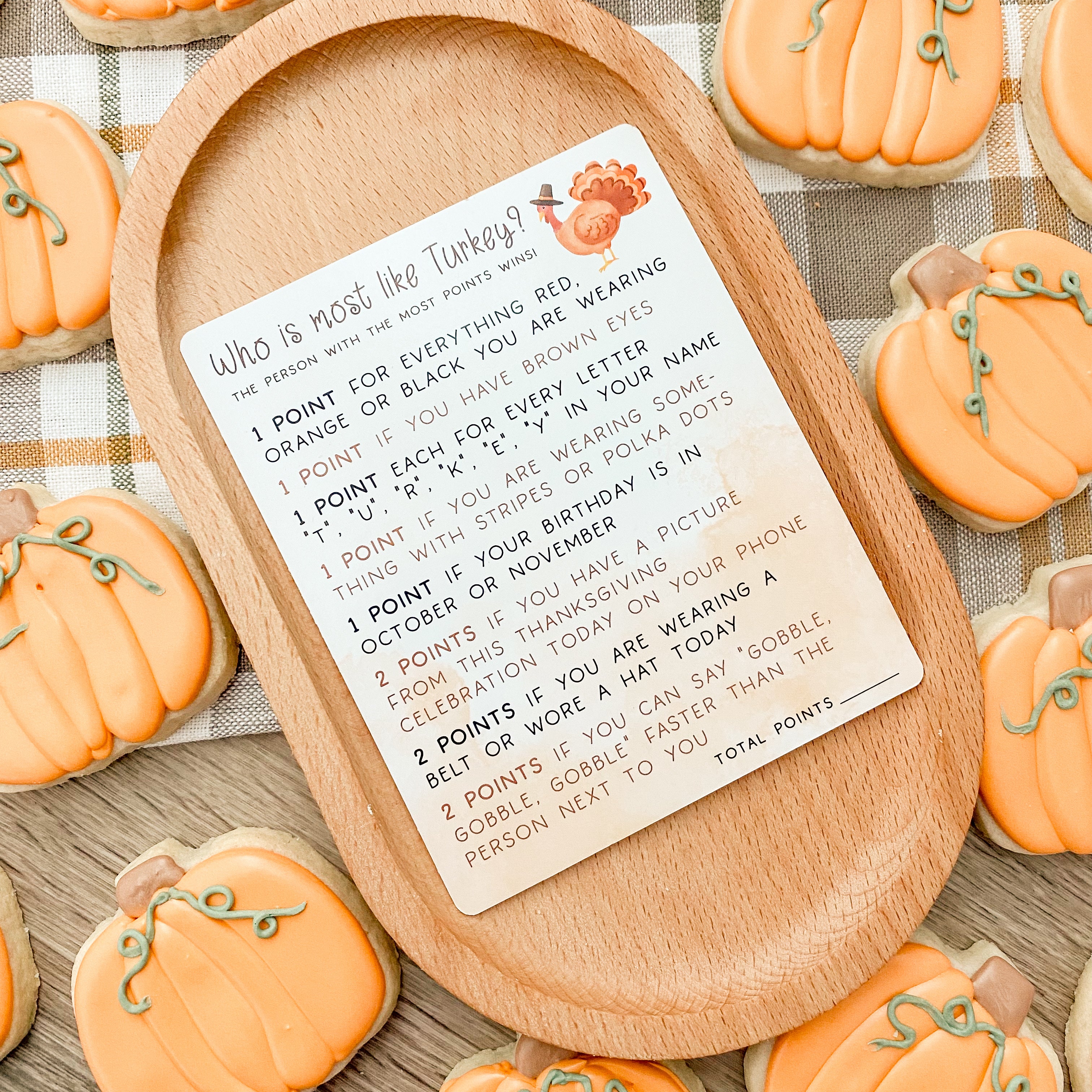 Thankful Mini Cookie Card