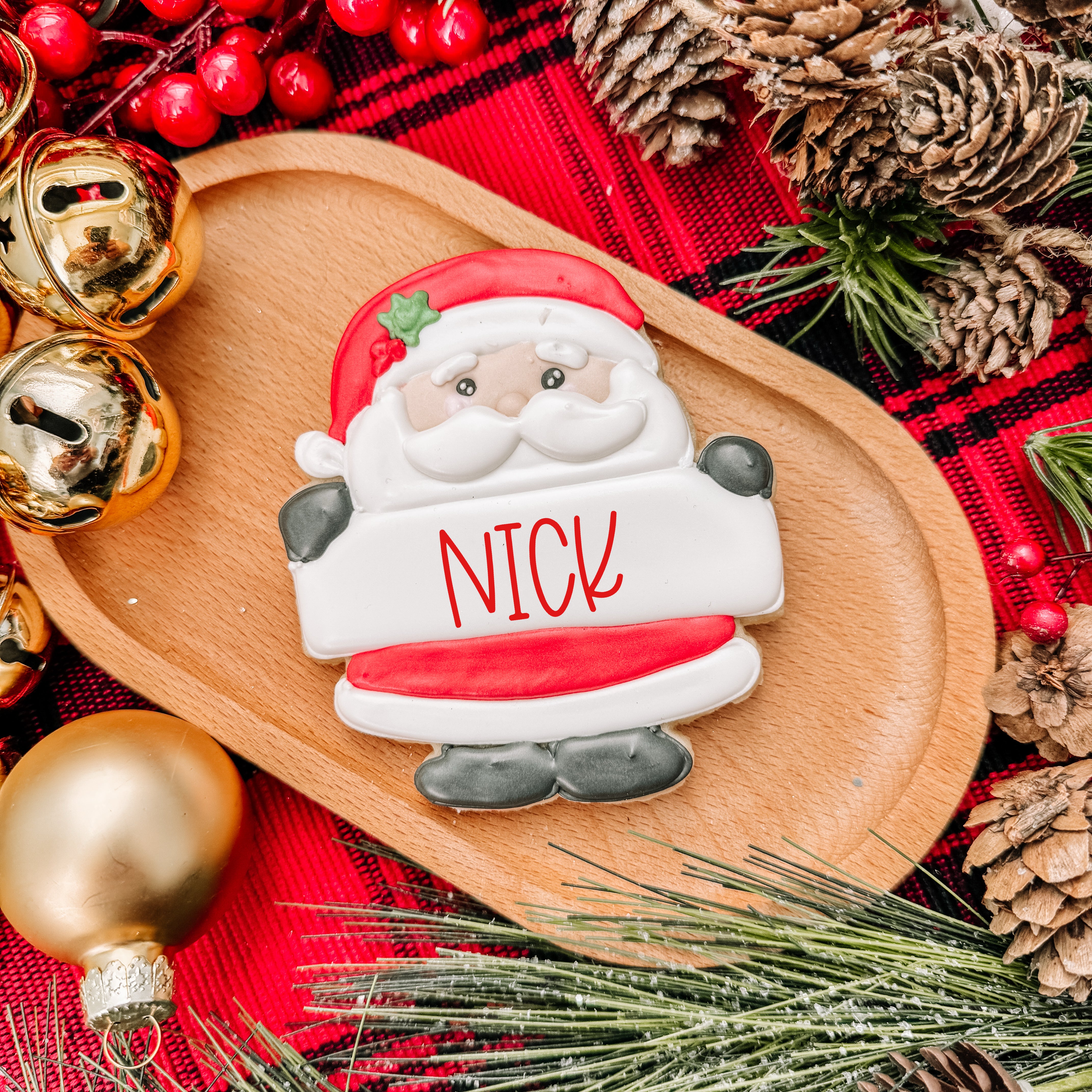 Personalized Holiday Cookie